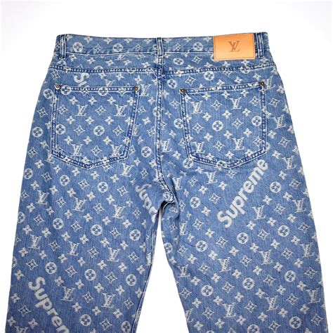 pantaloni supreme louis vuitton prezzo|supreme x Louis Vuitton jean.